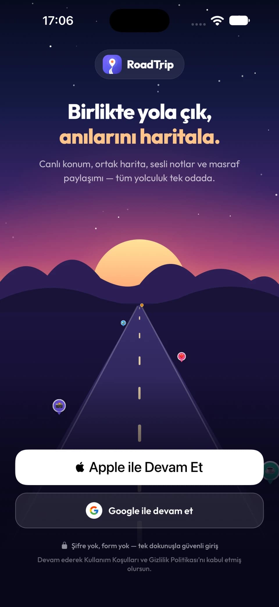 RoadTrip ekran görüntüsü